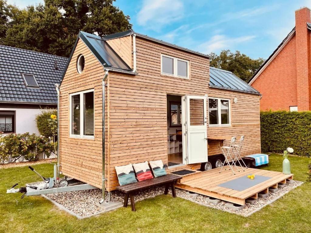 Tiny House Fleesensee Mit Eigenem Garten Und Nur Wenige Meter Vom Seeufer Göhren-Lebbin Kültér fotó