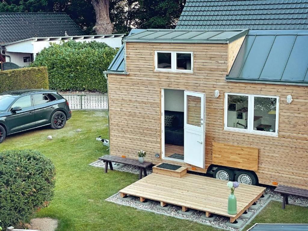 Tiny House Fleesensee Mit Eigenem Garten Und Nur Wenige Meter Vom Seeufer Göhren-Lebbin Kültér fotó