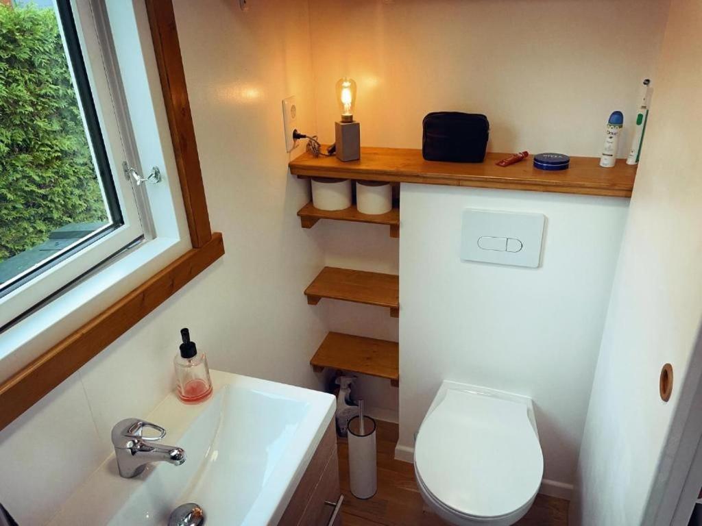 Tiny House Fleesensee Mit Eigenem Garten Und Nur Wenige Meter Vom Seeufer Göhren-Lebbin Kültér fotó