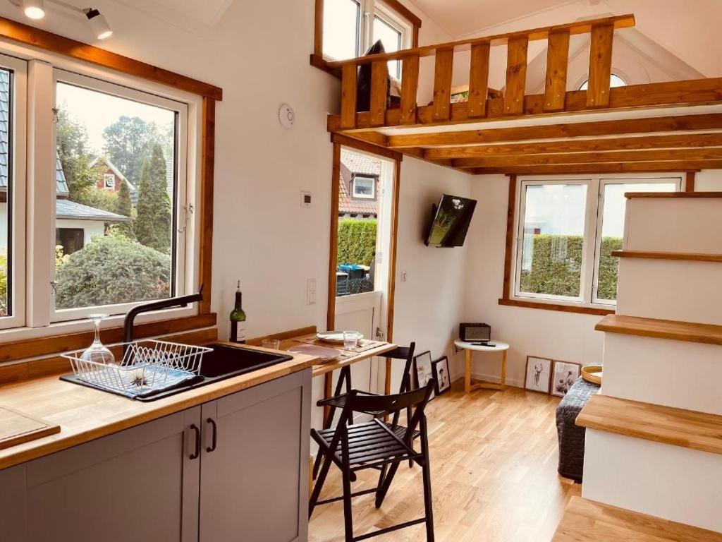 Tiny House Fleesensee Mit Eigenem Garten Und Nur Wenige Meter Vom Seeufer Göhren-Lebbin Kültér fotó