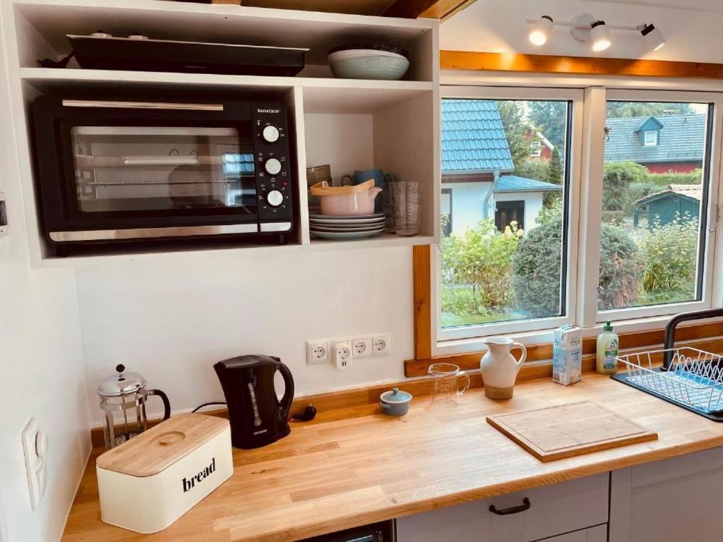 Tiny House Fleesensee Mit Eigenem Garten Und Nur Wenige Meter Vom Seeufer Göhren-Lebbin Kültér fotó